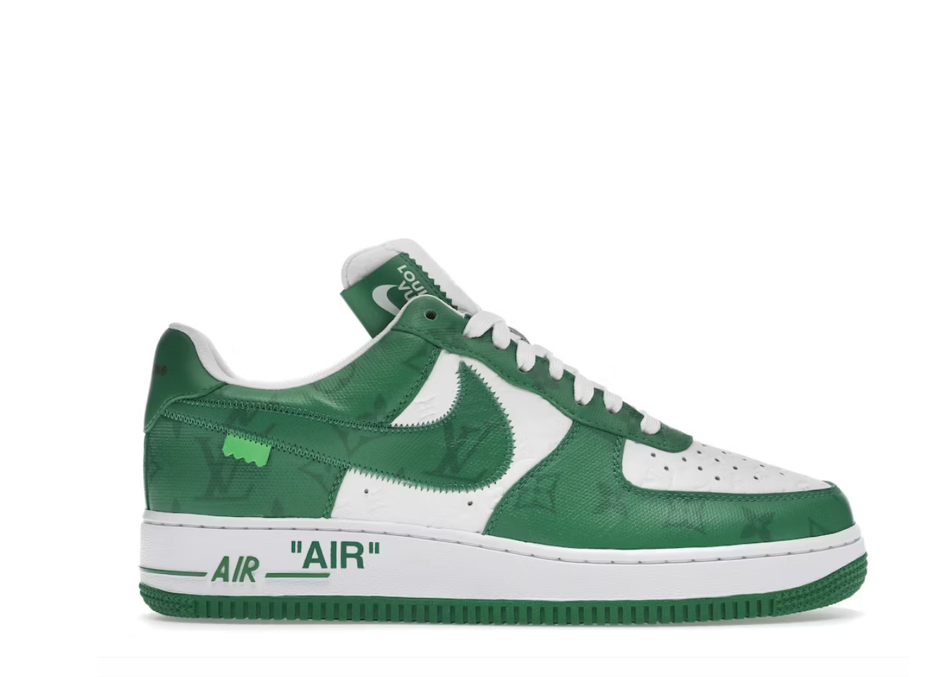 Nike white hot sale and green