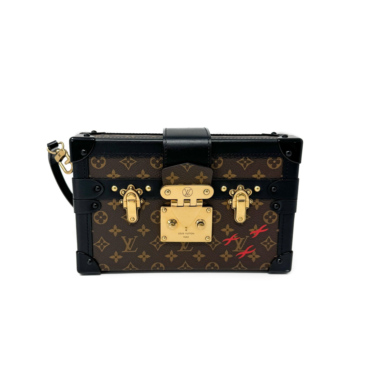 Louis Vuitton Petite Malle Monogram Cross Body Bag