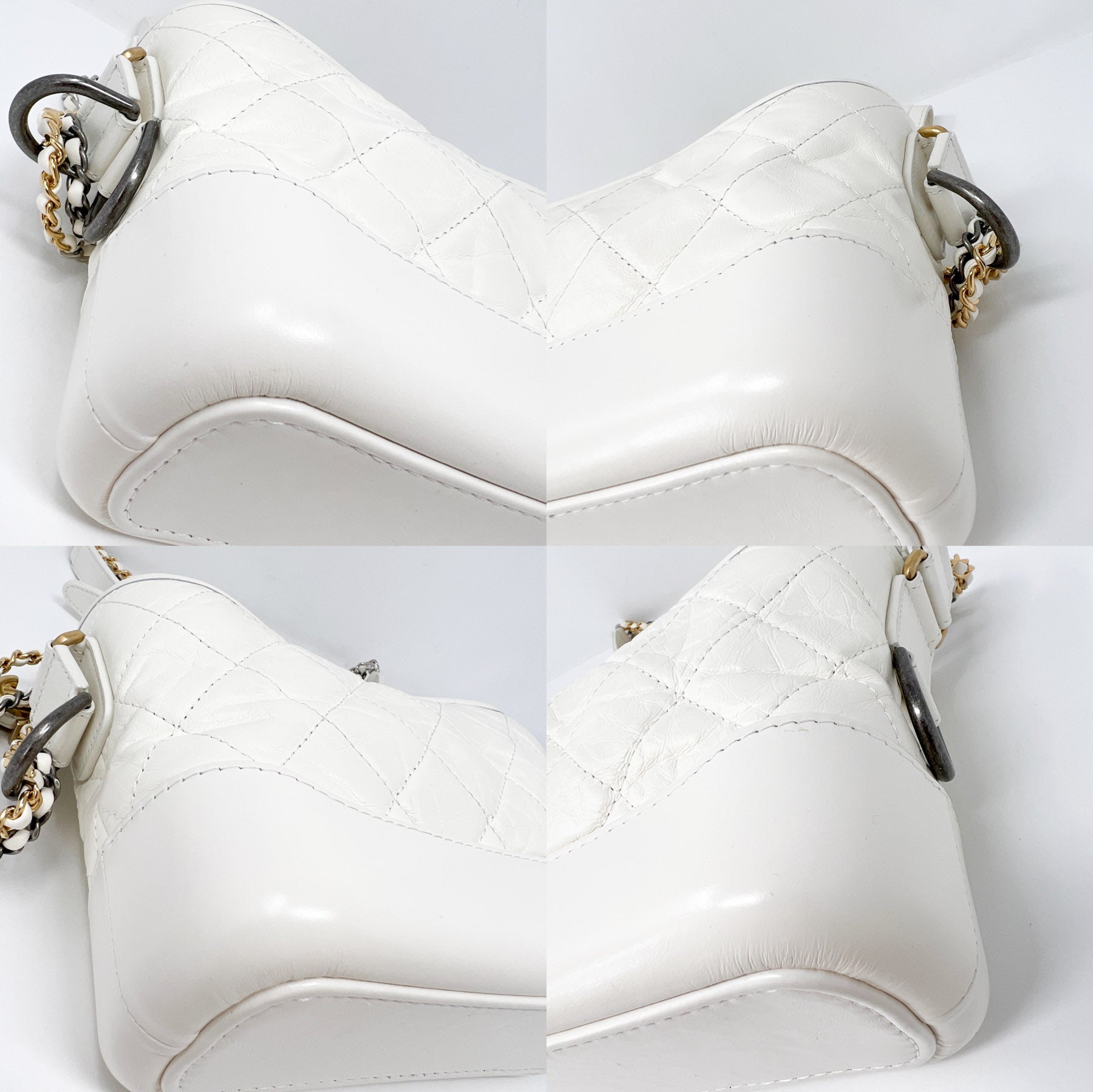 Chanel gabrielle outlet white small